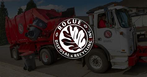 Rogue disposal & recycling - Nov 9, 2020 · For more than 20 years, Rogue Disposal & Recycling has picked up bagged leaves right at the curb for residents who live in the Medford city limits. We also pick up bagged leaves curbside in Central Point, Phoenix and White City. For those with curbside yard debris service, leaves can go into the green-lid bin. You …